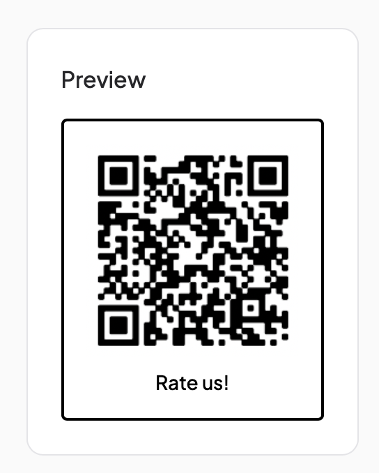 QR code generator example